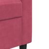 vidaXL Ensemble de canap&eacute;s 4 pcs avec coussins Rouge bordeaux Velours
