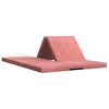 vidaXL Canap&eacute;-lit pliable 140 x 67 x 15 cm Rose