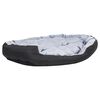vidaXL Coussin r&eacute;versible lavable pour chien Gris et noir 150x120x25cm