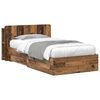 vidaXL Cadre de lit avec rangement Bois ancien 80 x 200 cm