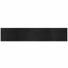 vidaXL Tapis rectangulaire noir 80x400 cm bambou