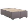 vidaXL Cadre de lit sans matelas gris 120x200 cm similicuir