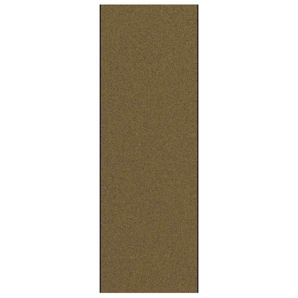 vidaXL Tapis d'entrée Marron et Noir 120 x 350 cm Polyamide et PVC