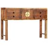 vidaXL Table console 120x30x80 cm Bois d'acacia massif