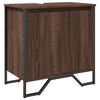 vidaXL Armoire lavabo de salle de bain ch&ecirc;ne marron 60x35x60 cm
