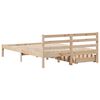 vidaXL Cadre de lit sans matelas 120x200 cm bois de pin massif