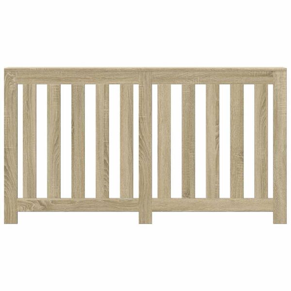 vidaXL Cache-radiateur chêne sonoma 149x20x82 cm bois d'ingénierie