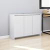 vidaXL Buffet Blanc 102x33x75 cm Bois d'ingénierie