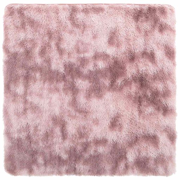 vidaXL Tapis Shaggy &agrave; poils longs NAVARRA rose poudr&eacute; 160x160 cm