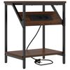 vidaXL Cabinet de chevet Ch&ecirc;ne brun 38 x 30 x 48 cm Bois d'ing&eacute;nierie