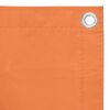 vidaXL &Eacute;cran de balcon Orange 75x400 cm Tissu Oxford