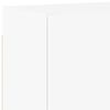 vidaXL Unit&eacute;s murales TV 5 pcs blanc bois d'ing&eacute;nierie
