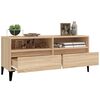 vidaXL Meuble TV chêne sonoma 100x34,5x44,5 cm bois d'ingénierie
