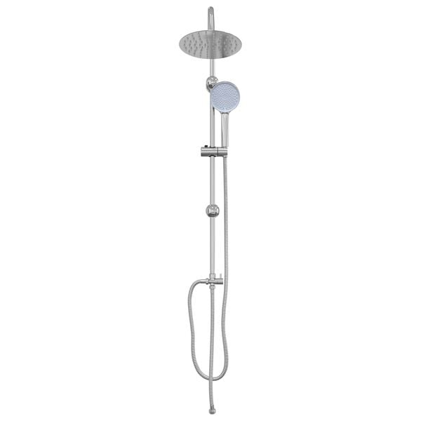 vidaXL Système de Douche Argent 45 x 20 x 96 cm Laiton, Sus201 et ABS