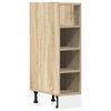 vidaXL Armoire basse "Riga" ch&ecirc;ne sonoma 20x44,5x81,5 cm