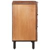 vidaXL Cabinet de chevet Marron 50 x 33 x 62 cm Bois de mangue massif