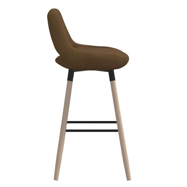 vidaXL Tabouret de bar Marron Tissu