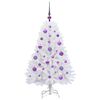 vidaXL Sapin de No&euml;l Artificiel &agrave; Branches Articul&eacute;es Blanc 120 cm