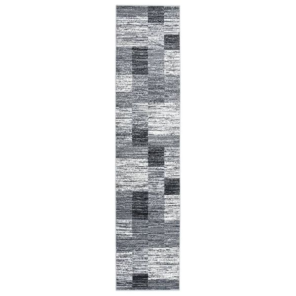vidaXL Tapis BCF Gris 100x500 cm