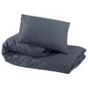 vidaXL Ensemble de housse de couette Anthracite 240x220 cm Coton