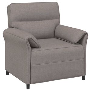 vidaXL Canap&eacute; 1 place Taupe 88 x 83 x 95 cm Tissu