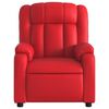 vidaXL Fauteuil inclinable Rouge Similicuir