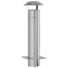 vidaXL Extension de Conduit Argent&eacute; 25 x 25 x 82 cm Acier inoxydable