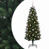 vidaXL Arbre de No&euml;l Artificiel avec Boule 120 cm 150 LED Blanc chaud