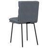 vidaXL Chaises à manger lot de 6 gris foncé velours