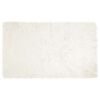 vidaXL Tapis en fausse TAFALLA Blanc 100 x 200 cm Polyester