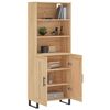 vidaXL Buffet haut Ch&ecirc;ne sonoma 69,5x34x180 cm Bois d'ing&eacute;nierie
