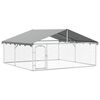 vidaXL Chenil ext&eacute;rieur avec toit 300x300x150 cm