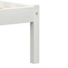 vidaXL Cadre de lit sans matelas blanc bois de pin massif 140x200 cm