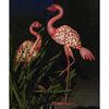 Luxform Lampe LED solaire de jardin Flamingo Rose 30111