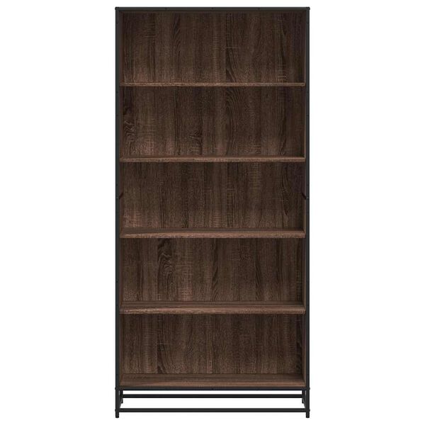 vidaXL Biblioth&egrave;que ch&ecirc;ne marron 80,5x35x170,5 cm bois d'ing&eacute;nierie