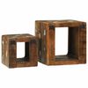 vidaXL Meuble TV 2 pcs Multicolore bois de récupération massif