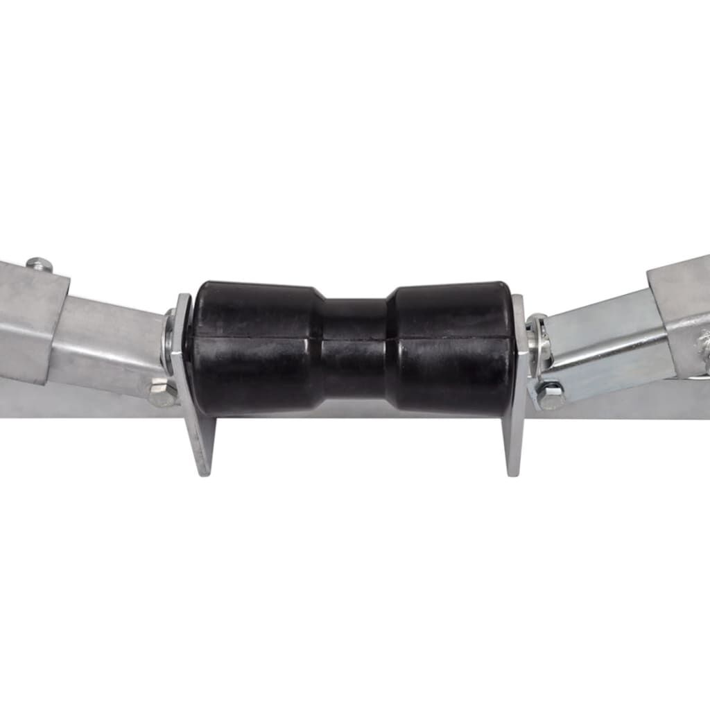 Supports à Double Roue Pour Remorque Bateau - Hauteur Réglable 59-84cm - Charge 250kg Par Support - Acier Zingué