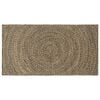 vidaXL Tapis de surface Naturel et noir 80 x 150 cm Jute