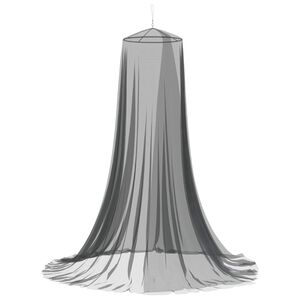 vidaXL Ciel de lit anti-moustiques 156 mesh Noir ⌀56 x 220 cm
