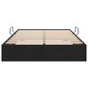 vidaXL Lit de Rangement avec matelas Noir 120 x 200 cm Velours
