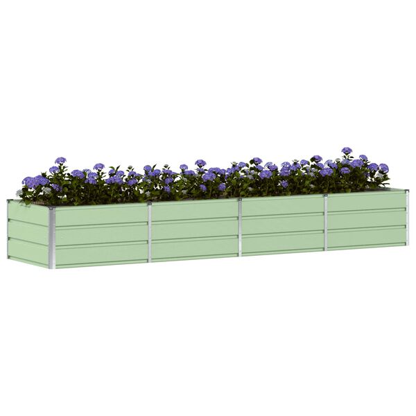 vidaXL Jardini&egrave;re Vert 320 x 80 x 45 cm Acier
