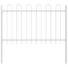 vidaXL Cl&ocirc;ture de jardin 9 pcs Blanc 15,3 x 0,8 m