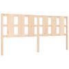 vidaXL Cadre de lit sans matelas 200x200 cm bois massif de pin