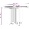 vidaXL Table pliable de jardin papillon 120x70x75 cm Bois teck solide