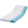 vidaXL Matelas Blanc 70 x 200 cm Tissu jacquard