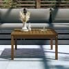 vidaXL Table de jardin marron miel 82,5x82,5x45 cm bois massif de pin