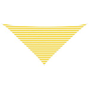 vidaXL Voile d'ombre Jaune et blanc 4 x 4 x 5,8 m
