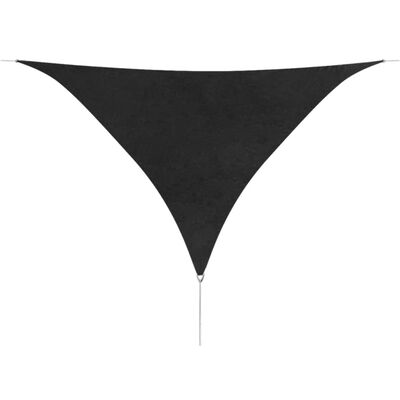 vidaXL Voile de parasol tissu oxford triangulaire 5x5x5 m anthracite