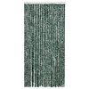 vidaXL Moustiquaire Vert et blanc 100x220 cm Chenille
