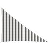 vidaXL Voile d'ombre Gris clair et blanc 3 x 4 x 5 m HDPE